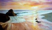 At sunset