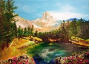 Summer in the mountain