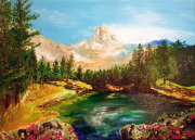 Summer in the mountain
