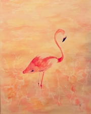 Pink flamingo